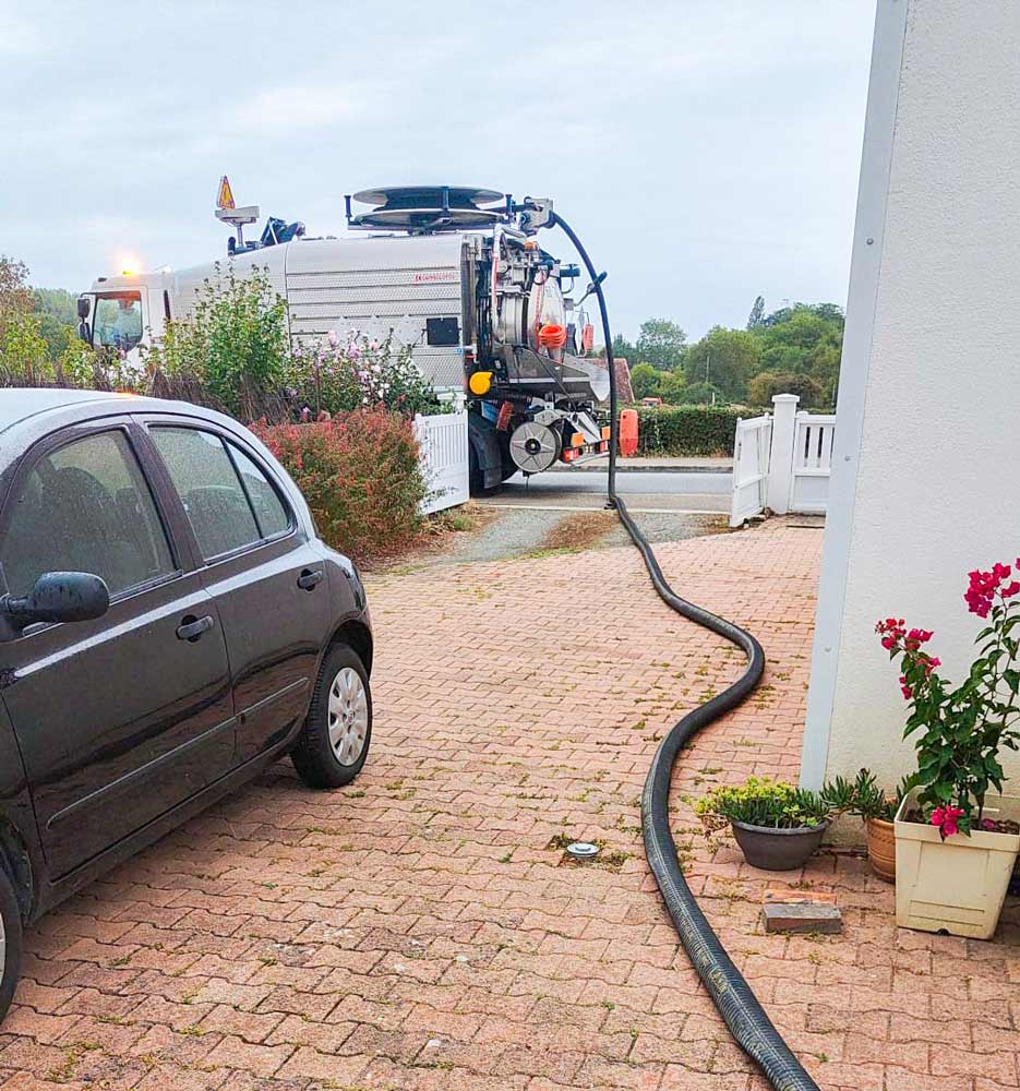 Remplissage d'une cuve à fioul